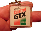 Vintage Castrol Gtx Motor Oil Advertising Key Chain Keyring Fob Nice Condition  