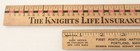  4  Vintage Advertising Rulers   Portland Churngold Life Reynolds Silk Store Mtt