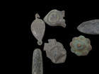 Interesting Collection Of Ancient Bronze Artifacts Byzantine medieval Detector F