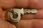 Lot Vintage Old Unique Odd Pistol Shape Lock Padlock Master Slaymaker Look Keys