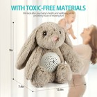 Berest Baby Sleep Soother Bedtime Bunny Starry Projector Night Light Plush