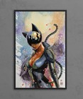 Catwoman Cat Guardian Premium Giclee Print Poster 11x17 Dc Comics Wall Art