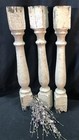 3 Balusters Wood Architectural Salvage Spindles Rustic Farm House Porch A47 
