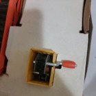 Rare Vintage Sky Ride Tin Litho Wind Up Roller Coaster  121  In Original Box