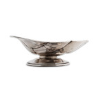 Carl Poul Petersen Canadian Mid Century Sterling Footed Shell Bowl Jensenesque