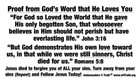 Jesus Loves You   Gospel Tracts   Bible Tracts   Business Card Size   Pack Of 50