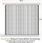 Sliding Garage Door Screen With Track Closure - Retractable Privacy Curtain Keep