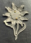 German Army Gebirgsjager mountain Edelweiss Troop Cap Insignia