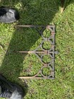 Antique Victorian Cast Iron Garden Stake Beautifully Aged Ornate  6 