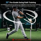 Baseball Swing Path Trainer upgraded All-aluminum Tubing Clamps Bat Path Trainer