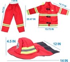 13 Piece Kids Fireman Costume Firefighter Dress-up Toy Set For Children Boys    