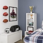 Sporta Ball Storage Rack Wall Mount Set Of 3  Football Stand For Boys Room De