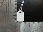 Size  1 Small Blank White Merchandise Price Tags W  String Retail Jewelry Strung