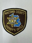 Macomb County Sheriff   s Office Police Patch Michigan Brown