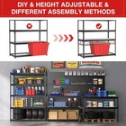 Workpro Heavy Duty Adjustable Shelving 48 x24x72  5-tier Storage Shelves 4000lbs