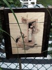 Cream Of Wheat Advertisement   Here You Are  Ad Illustration On Wooden Plaque