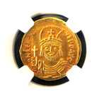 Byzantine Empire   Heraclius    610-641 Ad    Av Gold Solidus    Ngc Graded Ms