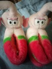 Vintage Snork Slippers Casey Kelp Size 13 Small Pink And Green 1984