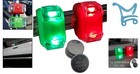 Marine Led Boat Navigation Lights Waterproof Red Green Silicone Battery Powered