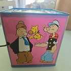 Popeye Music Box Mattel 1950   s Spinach Tin Can Jack In The Box Toy 
