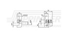 Vdi30  Turning Tool Holder  Left Hand  Short  Type B2  3 4   212 115 250