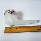 Sun Prairie Wi Wisconsin Souvenir Antique Depression Milk Glass Trinket Pipe