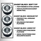 Fedor Gorst Ghost Black Playing Tip     Precision Performance Soft Hardness