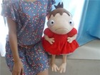 Huge 21  Ponyo Sulla Scogliera Umana Plush Studio Ghibli On The Cliff By The Sea