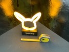 Idea Nuova Pokemon Pikachu Table Lamp Battery Aa Nice Used A  Unique