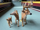 Schleich White Tail Deer Family Figure Buck   Doe   Baby Fawn Retired Toy 2013