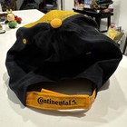 Continental Tire Mesh Look Baseball Hat  Embroidered Logo  Black   White