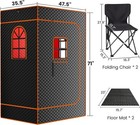Naizea Infrared Sauna Box Sauna For Home Steam Saunas With Redlight Therapy Lamp