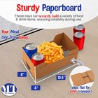 Mt Products Brown Paperboard Food And Drink Tray 10 4  X 6  X 4  Pack Of 25