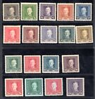 Bosnia 1916-1917 Sc   86-104   105-122 Complete Sets Mint Hinged