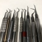 Vintage Dental Tools Instruments Lot Of 10 Picks Hooks Brands Various Conditions