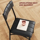 Dining Table Set For 4 Kitchen Table And Chairs Metal And Wood Upholstered Chair