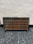Keystone Wood Oak Printers  Drawer Letterpress Type Set Case Shadow Box 