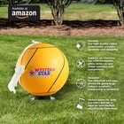Soft Touch Classic Rubber Tetherball Ball And Rope Set - Multi Colored Tether   