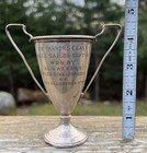 Antique Sterling Silver Bar Harbor Maine Yacht Racing Trophy S Class Albatross