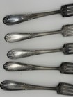 Wm  Rogers Silver-plate Forks Vintage Flatware Spoon Pieces Lot Of 5 