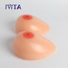 A-ff Cup Teardrop Self-adhesive Silicone Breast Forms Fake Boobs Bra Enhancers