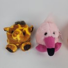  lot Of 9  Vtg Puffkins Plush Most W  Tags Flamingo Pumpkin Koala Bear Cat  