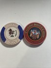  1 00 And  5 00 Dragon Excalibur Vintage Las Vegas Casino Chips    Lot Of Two 