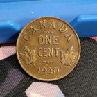 Canada 1920 Penny Canadian One Cent Coin King George V