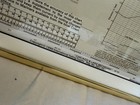 Vintage 1986 Chicago Lake Michigan Nautical Chart Loran-c Framed 37 5x25
