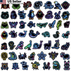 Tkdksfd Neon Animal Stickers For Teens  Waterproof Vinyl Pack - A1
