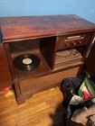 Vintage Philco Cabinet Tube Radio And Record Player Console 