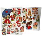 Vintage 1930s Valentines Day Card Collection Paper Mechanical Assorted 25