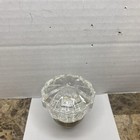 Vintage Clear Glass brass Door Knob Small 2   