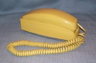 Vtg 1980s Western Electric Trimline Yellow Rotary Corded Wall Phone -untested